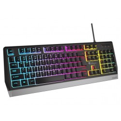 Natec GENESIS Rhod 300 RGB US Gaming keyboard USB Black