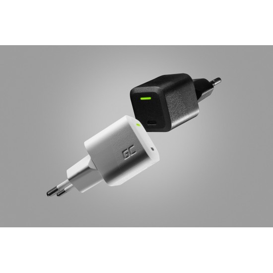 USB Charger Green Cell PowerGaN 33 W PD 3.0 QC 3.0 1x USB-C black