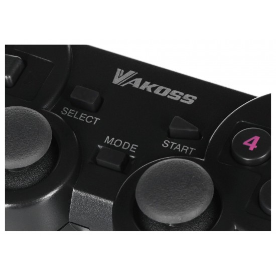 VAKOSS GAMEPAD WIRELESS WITH DUAL-SHOCK FUNCTION