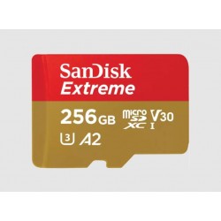 SanDisk Extreme 256 GB MicroSDXC UHS-I Class 10