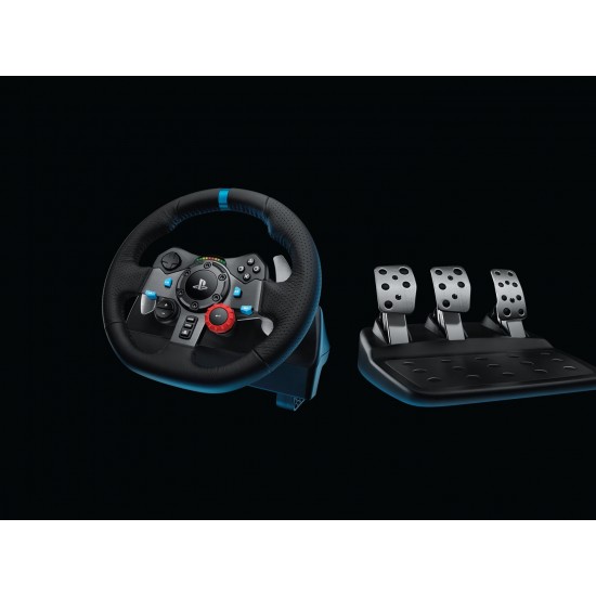 Logitech G G29 Steering wheel + Pedals Playstation 3,PlayStation 4 Analogue USB 2.0 Black