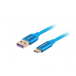 Lanberg CA-USBO-21CU-0010-BL USB cable 1 m USB 2.0 USB A USB C Blue