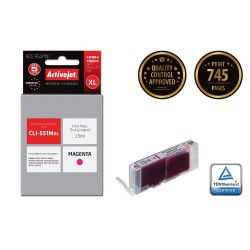 Activejet ACC-551MN Ink cartridge (replacement for Canon CLI-551M; Supreme; 15 ml; magenta)