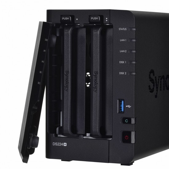 Synology DiskStation DS224+ NAS/storage server Desktop Ethernet LAN