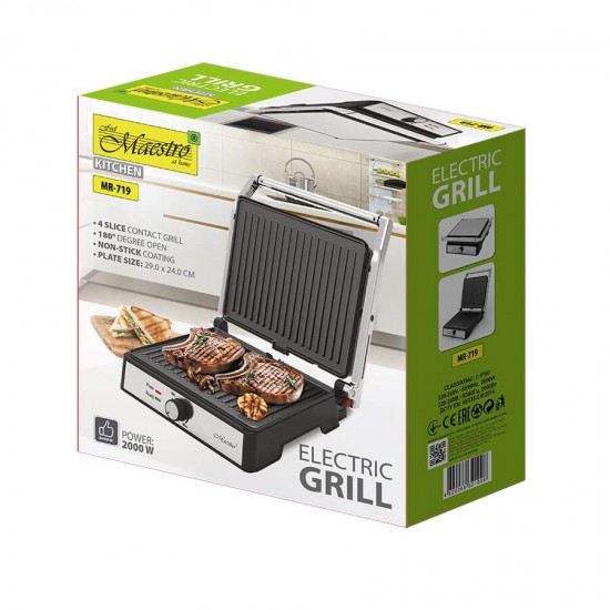 Maestro MR-719 - 2000 W electric grill