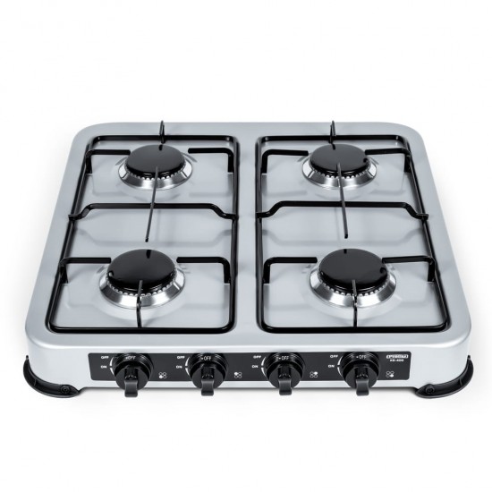 PROMIS KG400 Four-burner gas stove silver