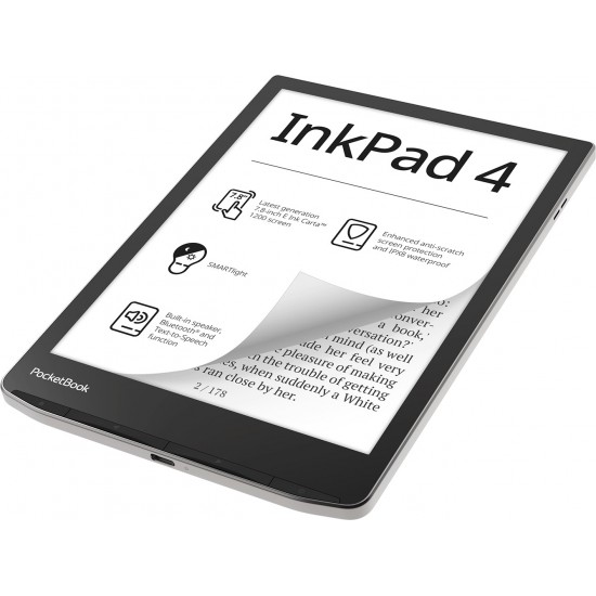 Ebook PocketBook InkPad Eo 10.3” E-Ink Kaleido 3 64GB WI-FI Mist Gray