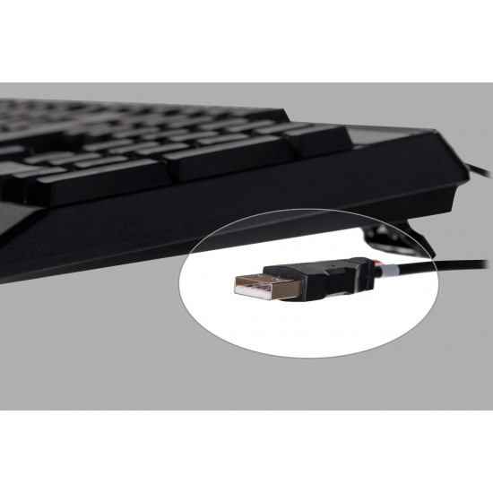 Activejet K-3255 Keyboard Wired USB Black