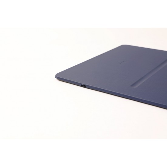 POUT HANDS3 PRO - Mouse pad with high-speed wireless charging, dark blue