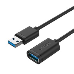 UNITEK Y-C457GBK USB cable 1 m USB 3.2 Gen 1 (3.1 Gen 1) USB A Black