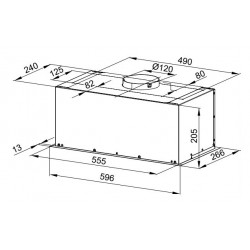 Recessed hood MPM-60-OW-04