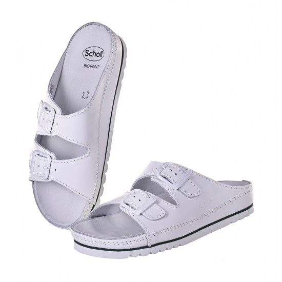 Scholl Air Bag - unisex sandals white, size 40