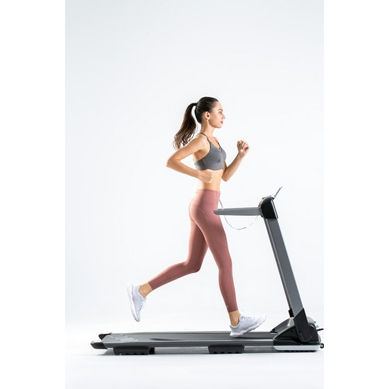 Electric treadmill, home OVICX Q2S PLUS bluetooth&app, 1-14km (black)