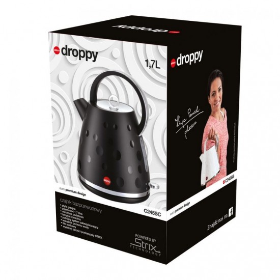 ELDOM C245SC DROPPY Strix electric kettle 1.7 L 2000 W Black