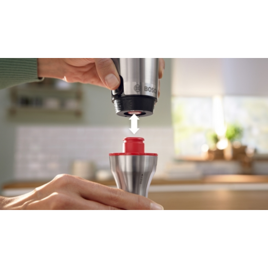 Bosch Serie 6 MSM6M820 blender Immersion blender 1200 W Black, Stainless steel