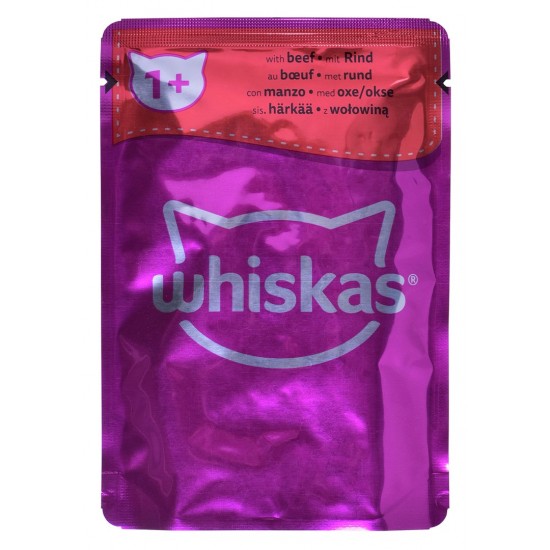 WHISKAS Classic Meals in Sauce - wet cat food - 12x85g