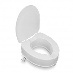 Raising toilet seat with flap 225 kg KING