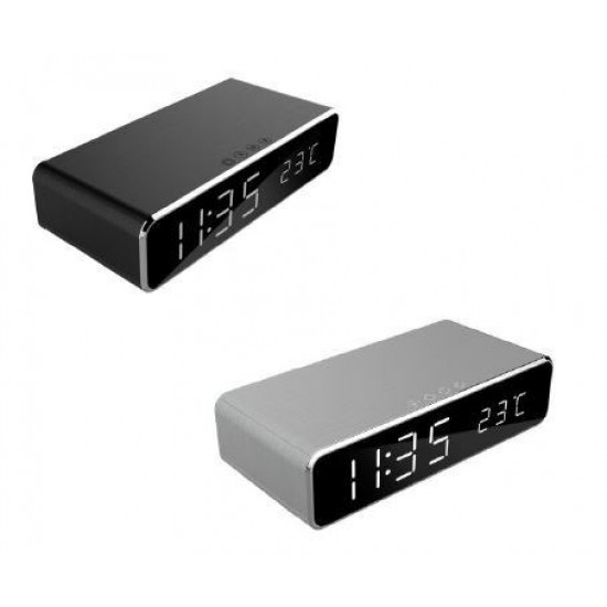 Gembird DAC-WPC-01-S alarm clock Digital alarm clock Silver