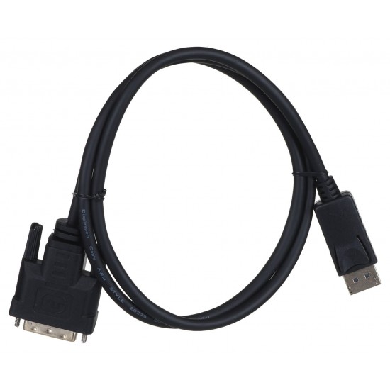 HL HL31914 video cable adapter 1 m DisplayPort DVI-I Black