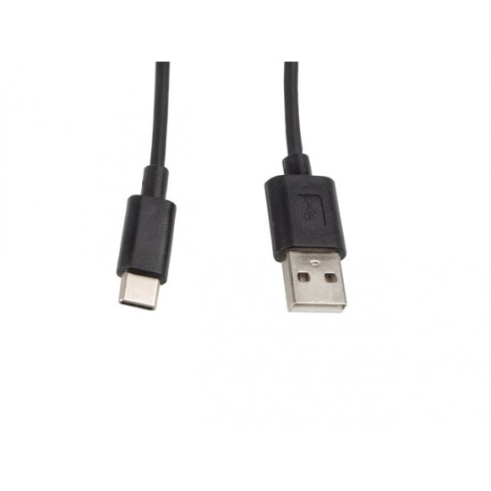 LANBERG USB CABLE 2.0 TYPE-C(M)-AM 1M, BLACK