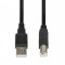 iBox IKU2D USB cable 3 m USB 2.0 USB A USB B Black