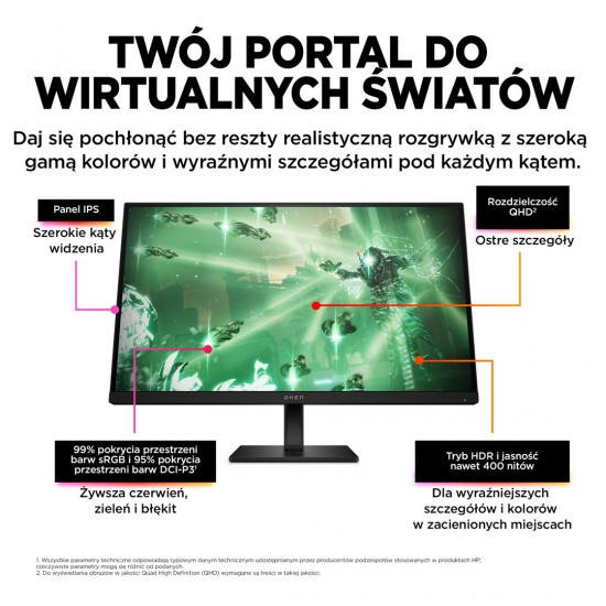 HP OMEN by HP 27q computer monitor 68.6 cm (27