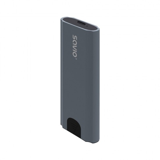 Savio M.2 SSD NVMe external drive enclosure, USB-C 3.1, AK-67, grey