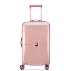 DELSEY SUITCASE TURENNE 55CM 4 DOUBLE WHEELS TROLLEY CASE PEONIA