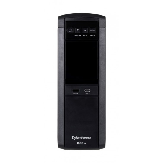 CyberPower CP1600EPFCLCD uninterruptible power supply (UPS) Line-Interactive 1.6 kVA 1000 W 6 AC outlet(s)