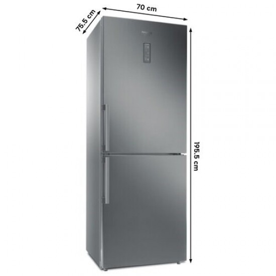 Refrigerator-freezer combination HOTPOINT HA70BE 72 X