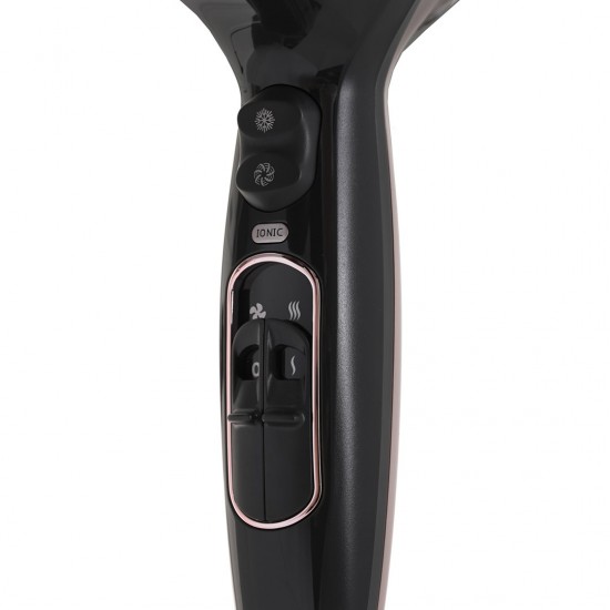 Remington D5706 hair dryer 2200 W Black, Pink gold