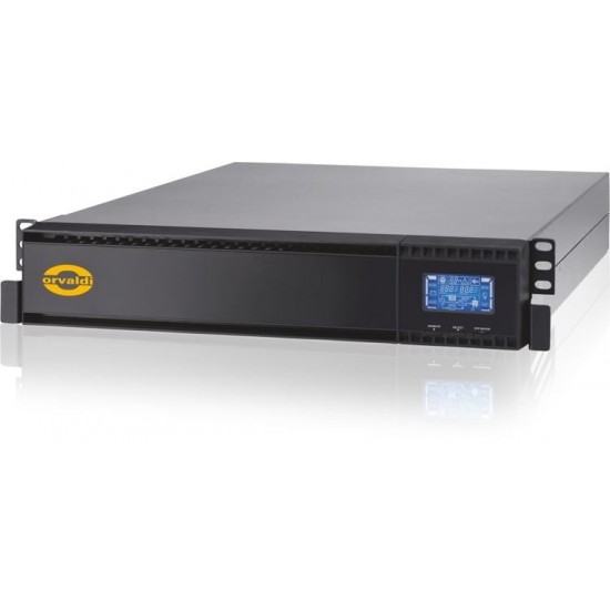 Orvaldi V3000 on-line 2U LCD uninterruptible power supply (UPS) Double-conversion (Online) 3 kVA 2700 W 9 AC outlet(s)