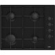 Beko HIBG64120SB hob Black Built-in 60 cm Gas 4 zone(s)