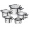 ZWILLING SIMPLIFY 66870-005-0 Pots set Stainless steel 5 pcs. Silver Black