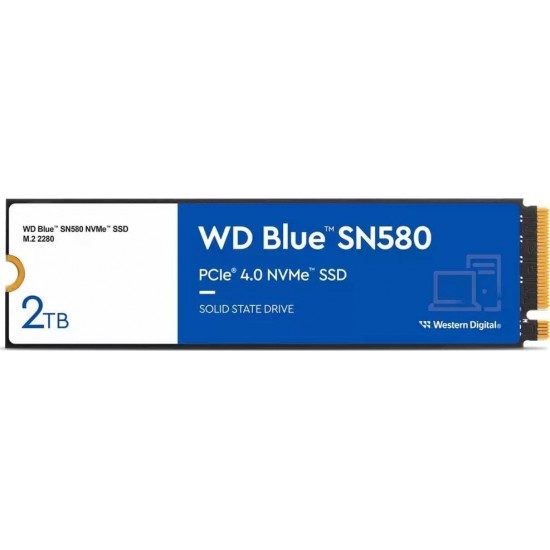 Western Digital Blue SN580 M.2 2 TB PCI Express 4.0 TLC NVMe