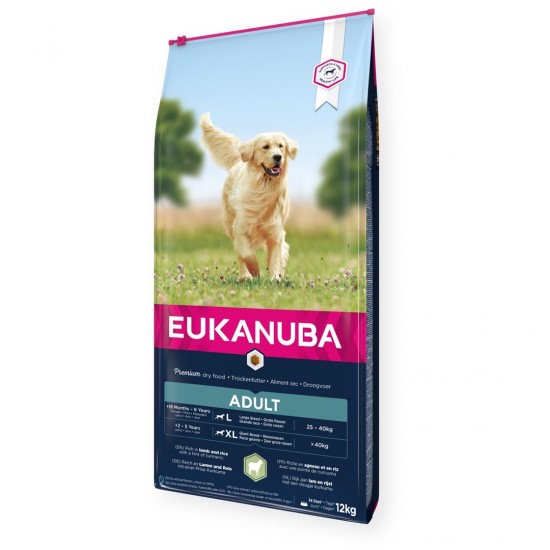 Dog food Eukanuba Large Breed Lamb Rice 12 kg