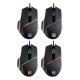 Gaming, optic, wired mouse  DEFENDER GM-880L WARFAME 12800dpi 8P RGB