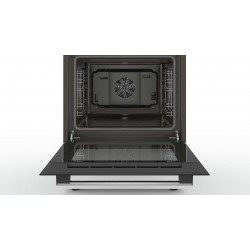 Bosch Serie 4 HXN390D50L cooker Freestanding cooker Gas Black, Stainless steel A