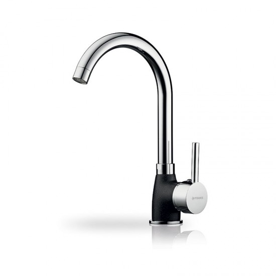 Pyramis Bello Duo Kitchen mixer 090927138 Granite, silver/black dotted