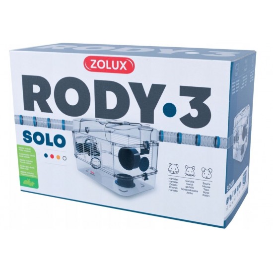 ZOLUX Cage  RODY3 SOLO color: blue