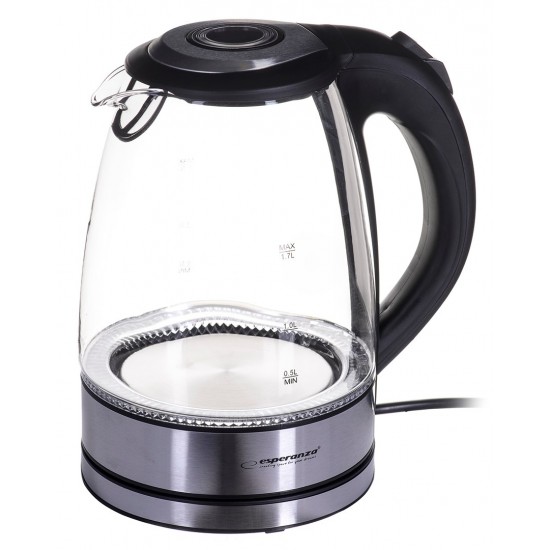 Esperanza EKK012 Electric kettle 1.7 L Black, Multicolor 2200 W