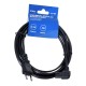 SAVIO CL-144 Power cable Black 3 m angled