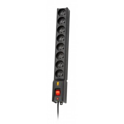 LESTAR 1966004062 power extension 5 m 230 AC outlet(s) Indoor Black