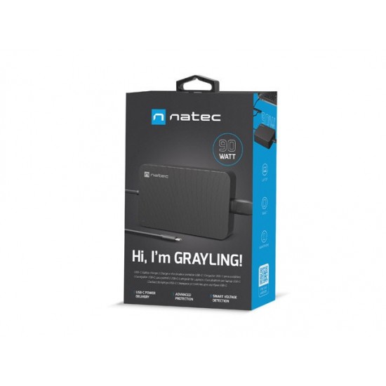 NATEC  CHARGER POWER SUPPLY GRAYLING USB-C 90W