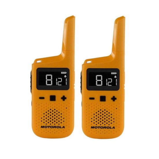 Motorola T72 walkie talkie 16 channels, yellow