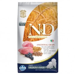 FARMINA N&D Ancestral Grain Puppy Medium&Maxi Lamb - dry dog food - 12 kg