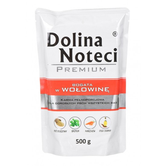 DOLINA NOTECI Premium Rich in beef - Wet dog food - 500 g