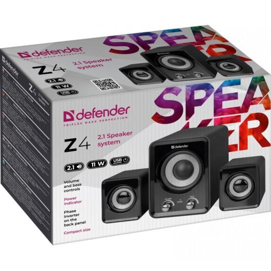 Computer speakers DEFENDER Z4 2.1 11W USB