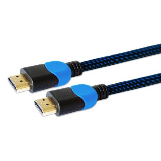 Savio GCL-02 HDMI cable 1.8 m HDMI Type A (Standard) Black,Blue