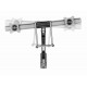 Gembird MA-WA2-02 Adjustable wall 2-display mounting arm, 17”-32”, up to 8 kg